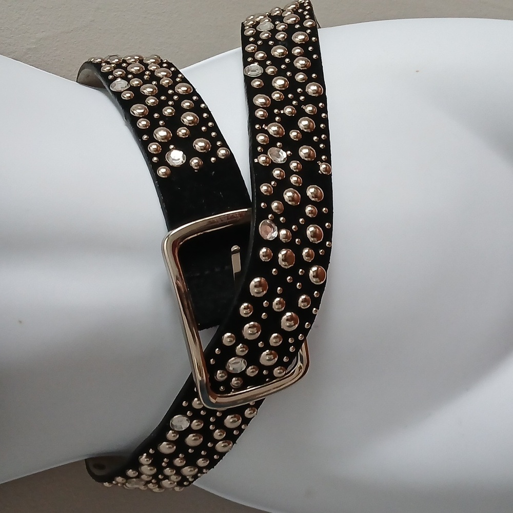 Studded Black Belt